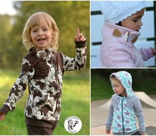 Ebook Casual Zip Sweater Midi - Sweatjacke für Kinder - Gr. 86 - 122