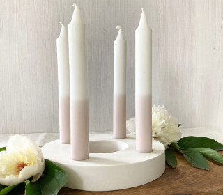 Silikon - Gießform - Kerzenring - Kerzenhalter - Adventskranz - Groß - vielfältig nutzbar