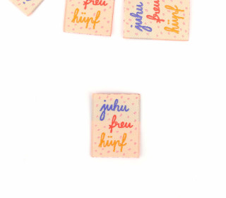 1 Label - juhu freu hüpf - Beige - jojulein design