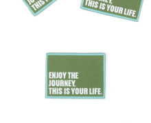 1 XXL Label - ENJOY THE JOURNEY, THIS IS YOUR LIFE - Farngrün - Anlukaa