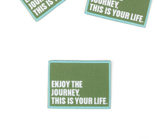 1 XXL Label - ENJOY THE JOURNEY, THIS IS YOUR LIFE - Farngrün - Anlukaa