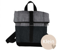 DIY-Nähset - Rucksack - Nepal - Klein - Nepal - Stone Washed Grey - abby and amy
