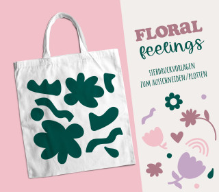 FREEBIE - Floral Feelings - Siebdruck Vorlagen