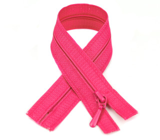 1 Polyesterreißverschluss - 50cm - S2 - Nicht Teilbar - Nahtfein -  Hochwertig - Prym - Pink (786)