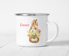 Emaille Becher - Blissful Bunny - Bella - Ostern