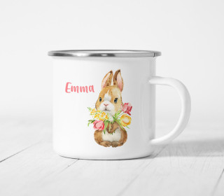 Emaille Becher - Blissful Bunny - Bella - Ostern