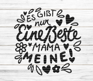 Plotterdatei Beste Mama SVG DXF