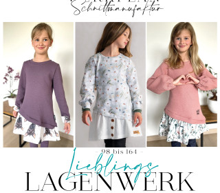 LIEBLINGS LAGENWERK | 98 BIS 164 | TUNIKA & KLEID | A4 & A0