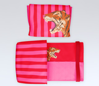 DIY-Nähset - Buch-Organizer - Tierisch Bunt - Tiger - Andrea Liesert - Softshell - abby and amy