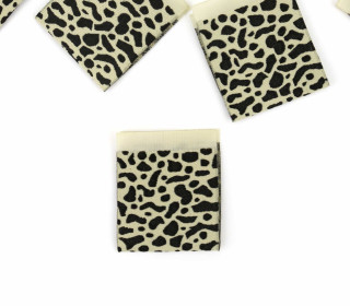 1 Label - Leopard - Elfenbein/Schwarz - Anlukaa
