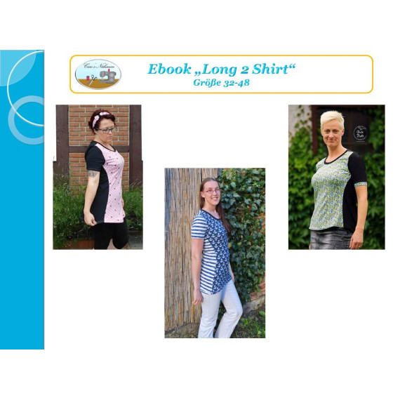 Ebook - T-Shirt "Long 2 Shirt" Gr. 32- 48