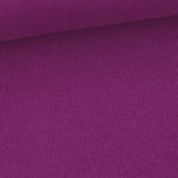 Bündchen Standard - Feine Rippen - Uni - Violett - #571