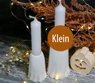 Silikon - Gießform - Kerzenhalter - Gespenst - für Stabkerzen - Klein - vielfältig nutzbar