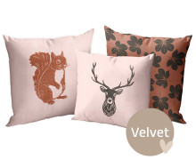 Kissenstoff - DIY - Kissen-Set - Herbstzauber - Waldtiere  - Lausemia Design Studio - abby and amy