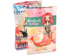 DIY-NÄHSET - Buchtasche - Abenteuer Reise - Meerjungfrau - Softshell - abby and amy