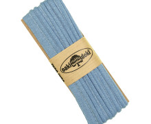 2 Meter Jersey Paspelband - 1,2cm x 2m - Zugeschnitten - oaki doki - Hellblau (103)