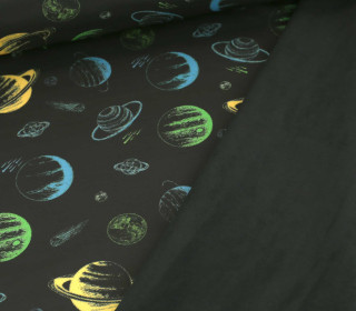 Softshell - Fleece - Space - Gelb/Grün - Schwarz