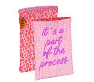 DIY-NÄHSET - Buchtasche - PINKS - Sprüche - Cherry Picking - Softshell - abby and amy