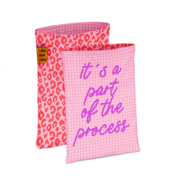 DIY-NÄHSET - Buchtasche - PINKS - Sprüche - Cherry Picking - Softshell - abby and amy