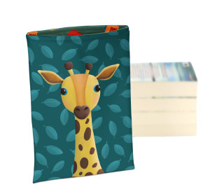 DIY-NÄHSET - Buchtasche - Adventure Collection - Giraffe - Softshell - Frida Kreativ - abby and amy