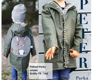 Fishtail Parka PETER unisex Größe 74 - 164