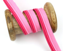 1 Meter Paspelband/Biesenband - Dreilagig - 14mm - Pink