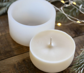 Silikon - Gießform - Kerzen-Refill für Besondere Christbaumkugeln - Kerzenglas - Kerzengefäß - 6,8oz - offizieller Partner von Boowan Nicole - vielfältig nutzbar
