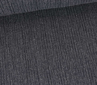 Baumwoll Crinkle - Uni - Leicht elastisch - Dunkelgrau