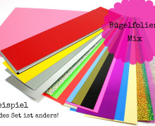 Bügelfolien-Mix - Flexfolien-Set - Bunt (Mengeneinheit: 1piece).