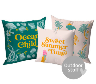 Kissenstoff - DIY - Kissen-Set - Ocean Child - Outdoorstoff - abby and amy