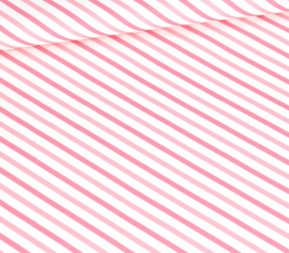 Sommersweat - Pink X-Mas - Stripes - Weiß - Bio Qualität - abby and me