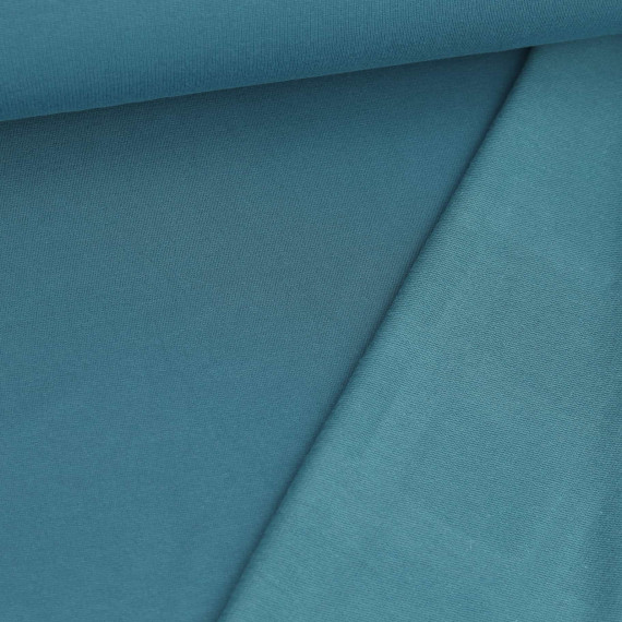 Modalsweat -  Uni - Minttürkis - Sweat Kalle - French Terry