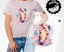 Onkel Bo's Bügelbilder - DIN A4 - Lovely Horse - Becky - Mix and Match