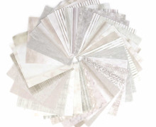 Webware - Feste Baumwolle - Half Panama - Texturen - Patchwork Design - Landhausgrau - abby and me