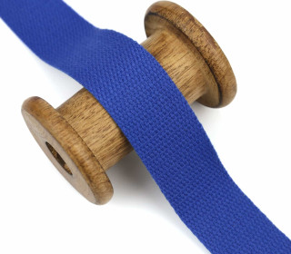 1 Meter Gurtband  - 30mm - Mischgewebe - Royalblau