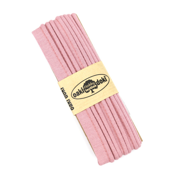 1,5 Meter Jersey Paspelband - 1,2cm x 1,5m - Zugeschnitten - oaki doki - Altrosa (013)