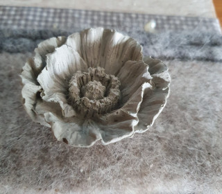 Silikon - Gießform - Mohnblume - vielfältig nutzbar