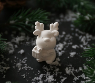 Silikon - Gießform - Zauberhafter Mini Elch - Elch 2 - vielfältig nutzbar