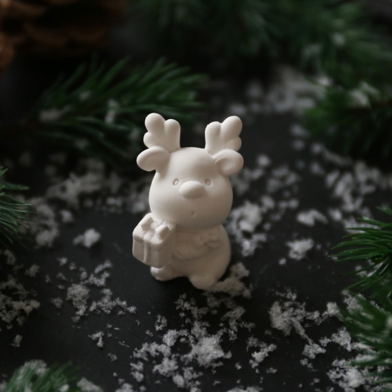 Silikon - Gießform - Zauberhafter Mini Elch - Elch 2 - vielfältig nutzbar