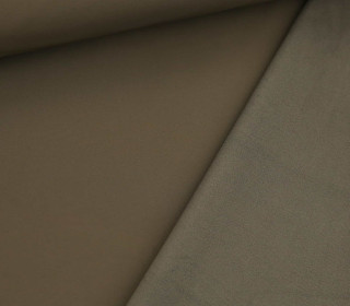 Softshell - Fleece - Uni - 315g - Dunkelbraun/Taupe