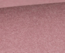 Bio-Baumwoll Fleece - Uni - Melange - Altrosa