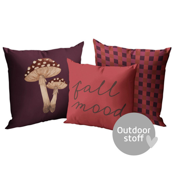 Kissenstoff - DIY - Kissen-Set - Fall Mood - Outdoorstoff - abby and amy