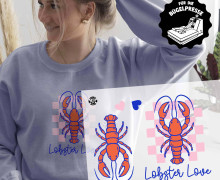Onkel Bo's Bügelbilder - DIN A4 - Lobster Love - BIG