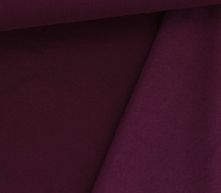 Kuschelsweat - Uni -  Bordeaux