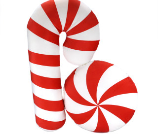 Kissenstoff - DIY - Formkissen-Set - Zuckerstange - Velvet - abby and amy