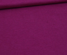 ANGEBOT - Glattes Bündchen - Uni - Schlauchware - Fuchsia