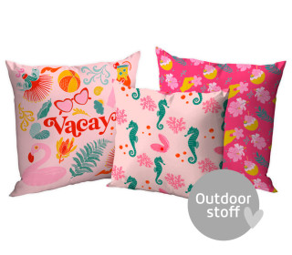 Kissenstoff - DIY - Kissen-Set - Vacay - Outdoorstoff - abby and amy