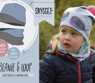 Schnittmuster und Anleitung - SNYGGES Beanie und Loop