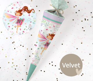 DIY-Nähset Schultüte - Sommerwind - Adoringly Dzio - Velvet - zum selber Nähen