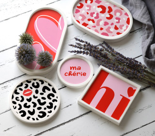 Outdoorstoff - Hugs & Kisses - Inlays für Silikon - Probierset - studio.mARTinchen - abby and amy